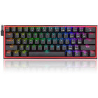 Tastatura Gaming Redragon Fizz Black RGB Mecanica Red Switch