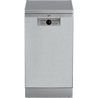 Masina de spalat vase Beko BDFS26020XQ, Slim, 10 seturi, 6 programe, Clasa E, ProSmart Inverter, Hygiene Intense, Fast+, 45 cm, Inox