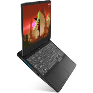 Lenovo Gaming 15.6'' IdeaPad 3 15ARH7, FHD IPS 120Hz, Procesor AMD Ryzen™ 5 7535HS (16M Cache, up to 4.55 GHz), 16GB DDR5, 512GB SSD, GeForce RTX 2050 4GB, No OS, Onyx Grey