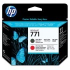 HP Printhead 771 Matte Black + Chromatic Red