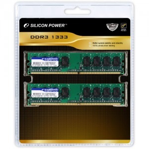 Silicon Power 8GB DDR3 1333MHz CL9 Dual Channel Kit retail
