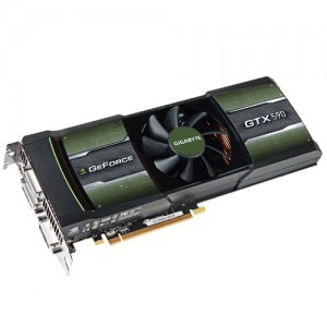 GIGABYTE GeForce GTX 590 3GB GDDR5 2x 384-bit