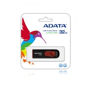ADATA Classic C008 32GB negru/rosu