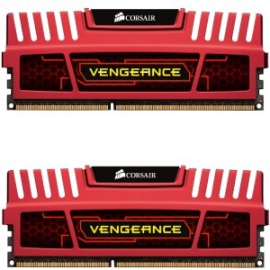 Corsair Vengeance Red 8GB DDR3 1600MHz CL9 Dual Channel Kit Rev. A