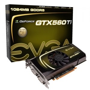 EVGA GeForce GTX 560 Ti 1GB GDDR5 256-bit miniHDMI