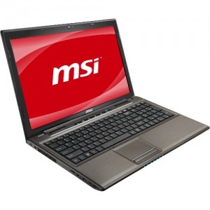 MSI 15.6'' GE620DX-297NL FHD Core i5 2410M 2.3GHz 4GB 500GB GeForce GT 555M 2GB Win 7 Home Black