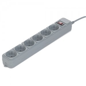 Priza/prelungitor Gembird SPG6-B-6C