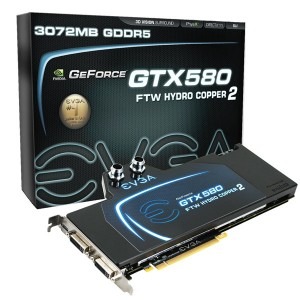 EVGA GeForce GTX 580 Hydro Copper 2 3GB GDDR5 384-bit