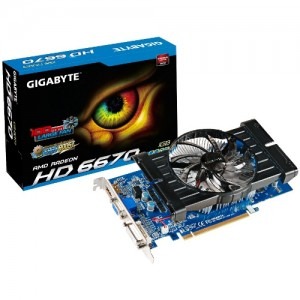GIGABYTE Radeon HD6670 1GB DDR3 128-bit