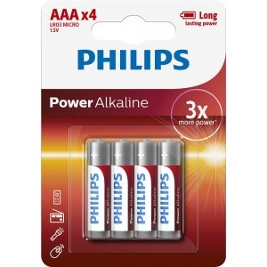 Philips PowerLife 4x AAA LR03 blister