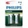 Philips LongLife 2x C R14 blister