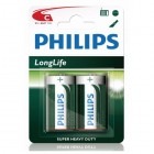 Philips LongLife 2x C R14 blister