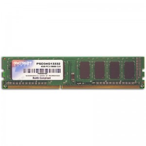 Patriot Signature Line 4GB DDR3 1333MHz CL9 Dual Rank 1.5v