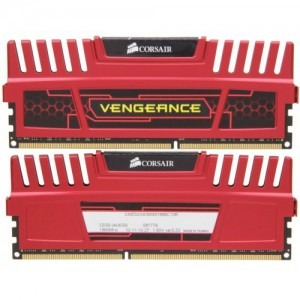 Corsair Vengeance Red 8GB DDR3 1600MHz CL7 Dual Channel Kit