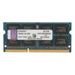 Kingston 8GB, DDR3, 1333MHz, CL9, 1.5v