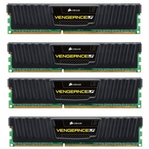 Corsair Vengeance LP Black 32GB DDR3 1600MHz CL10 Quad Channel Kit