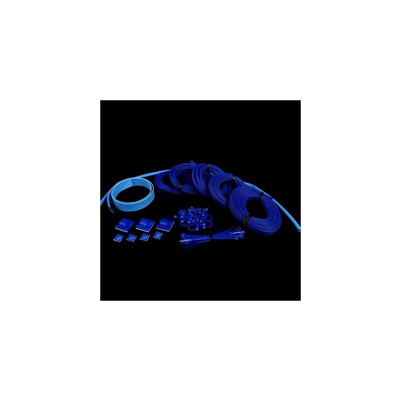 Basic System Kit Mod/Smart Flexsleeve basic system kit UV albastru - PC Garage