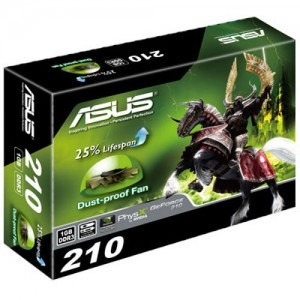 ASUS GeForce 210 1GB DDR3 64-bit low profile