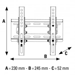 Hama Flexibil, 10 - 46 inch