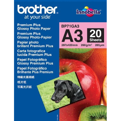 Hartie Brother Premium Plus Glossy Photo A3 20 coli