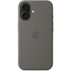 Apple Protectie pentru spate, material silicon, cu MagSafe pentru iPhone 16, culoare Stone Gray