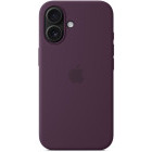 Apple Protectie pentru spate, material silicon, cu MagSafe pentru iPhone 16, culoare Plum