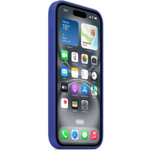 Apple Protectie pentru spate, material silicon, cu MagSafe pentru iPhone 16, culoare Ultramarine