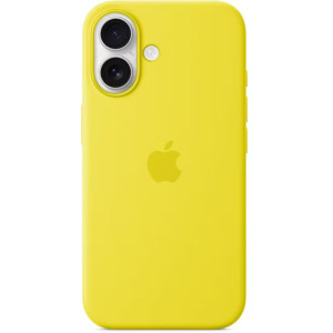 Apple Protectie pentru spate, material silicon, cu MagSafe pentru iPhone 16, culoare Star Fruit