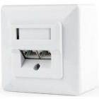 Accesoriu retea Gembird Priza dubla RJ45 pentru cablu STP CAT6