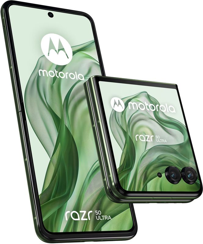 Smartphone Motorola Razr 50 Ultra, 512GB, 12GB RAM, Dual SIM, 5G, Tri-Camera, Spring Green