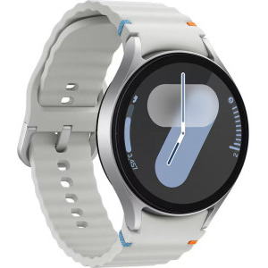 Samsung Galaxy Watch 7, 44 mm, Silver, Wi-Fi, Bluetooth, GPS, NFC, Rezistent la apa