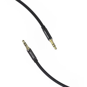 Vention Jack 3.5 mm Male - Jack 3.5 mm Male, 1m, negru