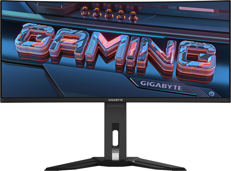 Monitor LED GIGABYTE MO34WQC2 Curbat 34 inch UWQHD QD-OLED 0.03 ms 240 Hz USB-C HDR