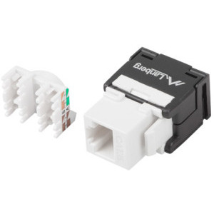 Accesoriu retea Lanberg Modul keystone CAT6a UTP toolless 180 grade