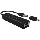 Hub USB Icy Box IB-HUB1419-LAN