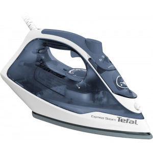 Tefal Fier de calcat Express Steam FV2837E0, 2400W, 35g/min, Alb/Albastru