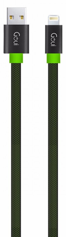 Cablu de date / adaptor Goui Fashion USB Male la Lightning Male, 1 m, Black