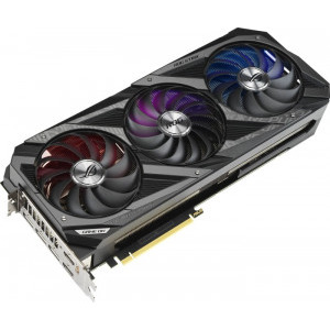 Placa video ASUS GeForce RTX 3080 ROG STRIX O10G LHR 10GB GDDR6X