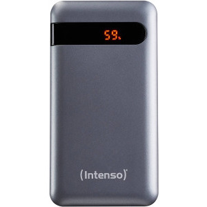 Intenso PD20000, 20000 mAh, 1x USB, 1x USB-C, 3A, cu tehnologia Quick Charge 3.0, Anthracite
