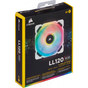 Corsair LL120 White RGB LED 120mm Three Fan Pack