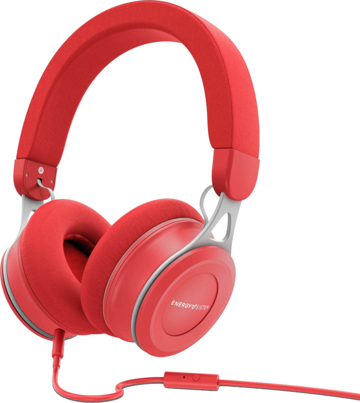 Casti Energy Sistem On-Ear, Urban 3 Mic Red