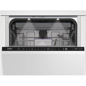 Beko BDIS38040A, Slim, 10 seturi, 8 programe, Clasa C, Auto Dose, ProSmart Inverter, AutoGlassShield, SelfDry, Hygiene Intense, Sertar tacamuri, 45 cm
