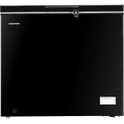 Lada frigorifica Heinner HCF-205NHBKF+, 200 L, Clasa F, Control electronic, Iluminare LED, Negru