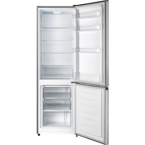 Heinner HC-N269SF+, 269 L, Control mecanic, Iluminare LED, Clasa F, Argintiu