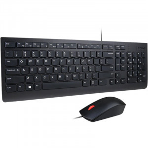 Lenovo Tastatura + Mouse Essential Wired Combo, USB, Black