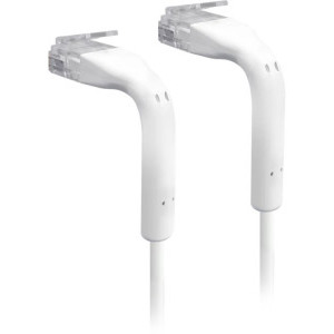 Cablu retea Ubiquiti Cat6 Ultra-thin OD 0.3m Alb