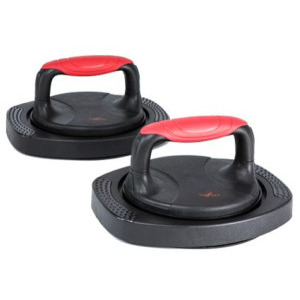 VINE FITNESS Set manere pentru flotari Negru