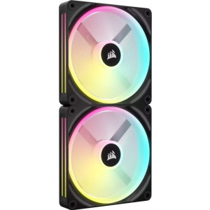 Corsair iCUE LINK QX140 RGB 140mm Starter Kit Black Two Fan Pack