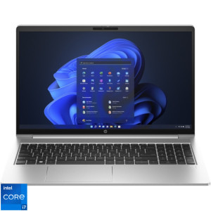 Laptop HP 15.6 ProBook 450 G10, FHD IPS, Procesor Intel® Core™ i7-1355U (12M Cache, up to 5.00 GHz), 16GB DDR4, 512GB SSD, Intel Iris Xe, Win 11 Pro, Silver