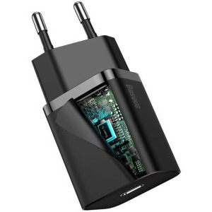 Baseus Super Si CCSUP-B01, Quick Charge 20W, Black